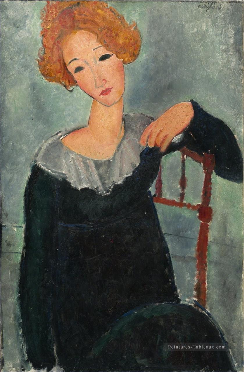 les femmes aux cheveux roux amedeo modigliani Amedeo Modigliani Peintures à l'huile